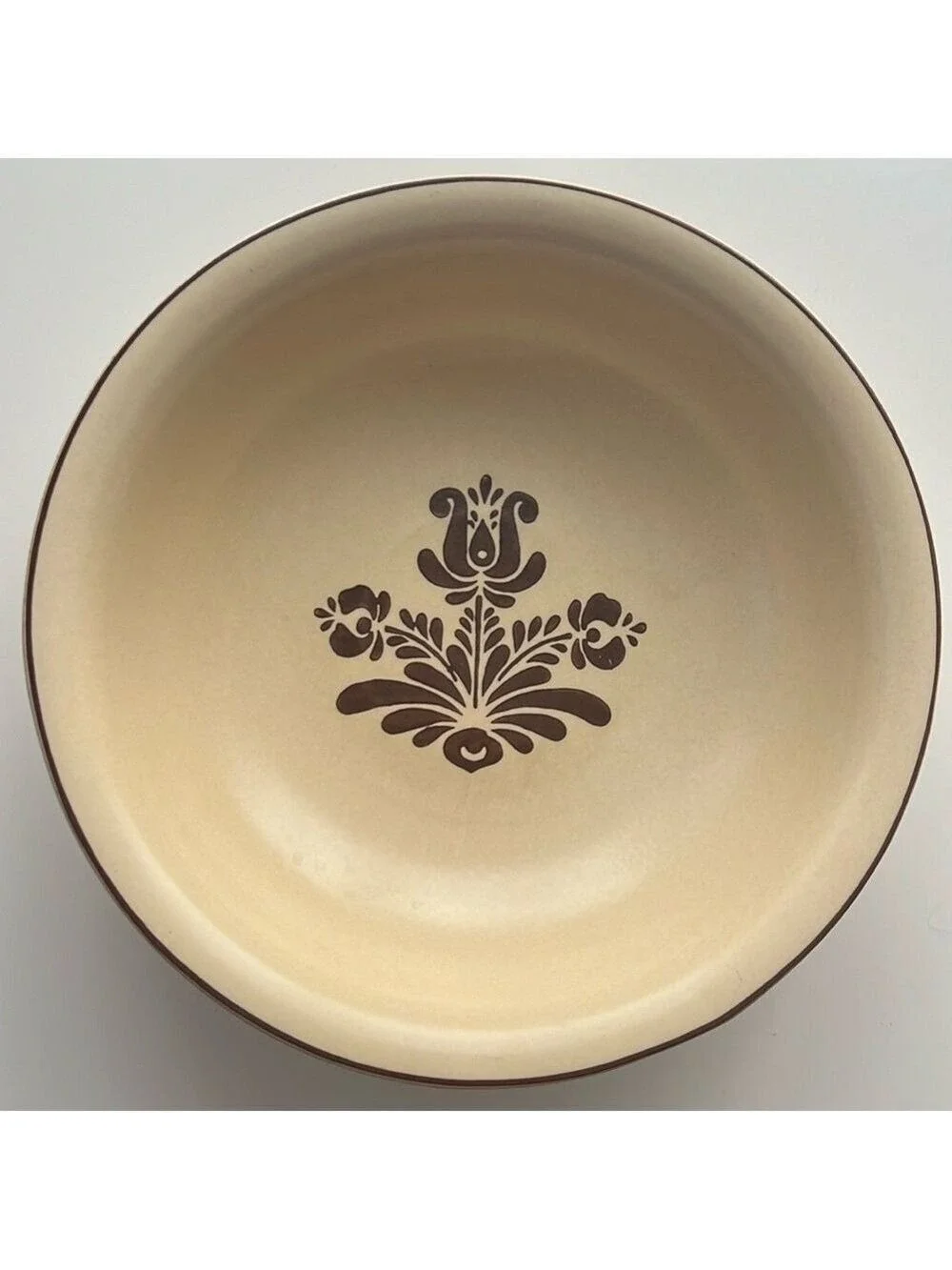 1976 Pfaltzgraff Village Collection (Made in USA) Large Salad Serving Bowl